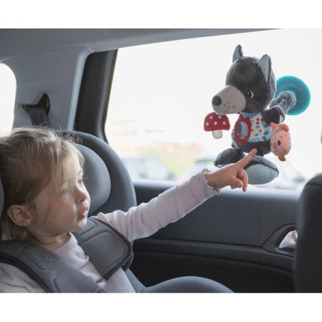 Lilliputiens - Peluche d'activités nomade Louis le loup