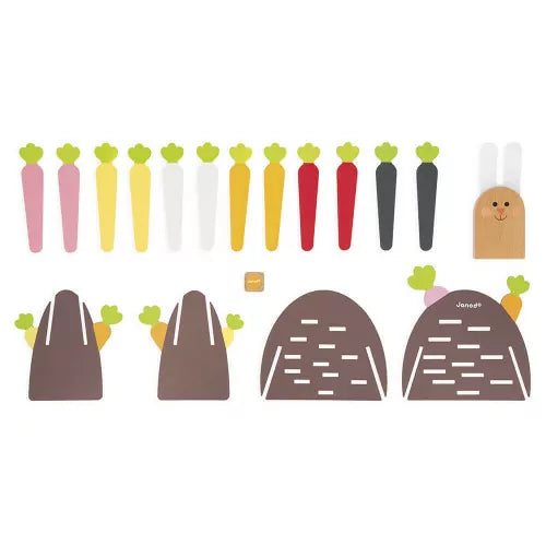 Janod - Magic Carrot - Jeux de rapidité & de stratégie - 3 ans+