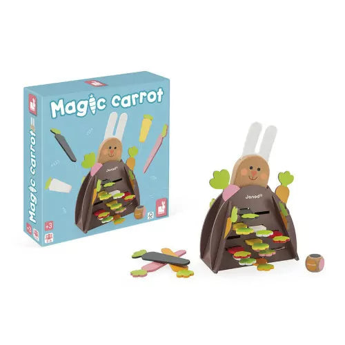 Janod - Magic Carrot - Jeux de rapidité & de stratégie - 3 ans+