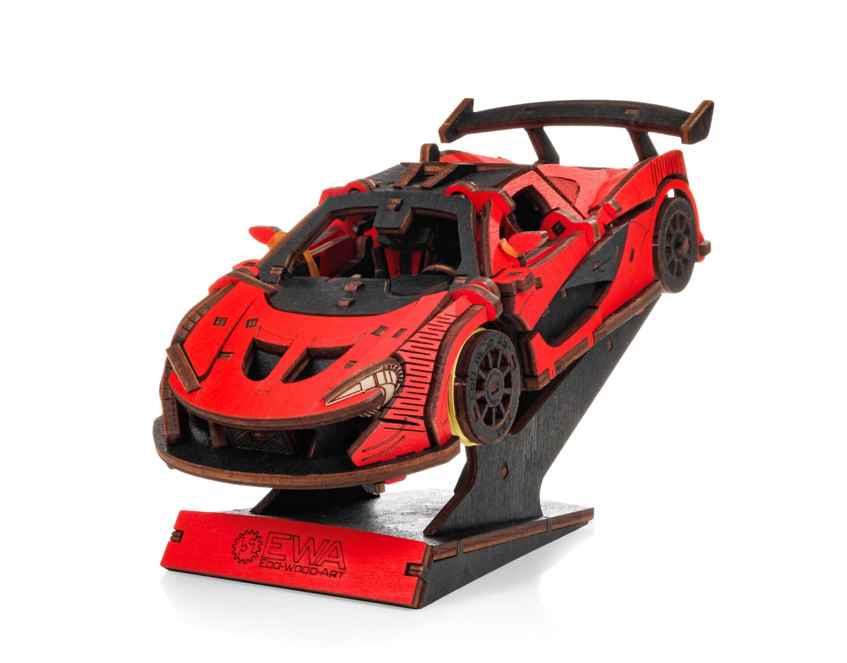 maquette - voiture rouge - 6 ans+