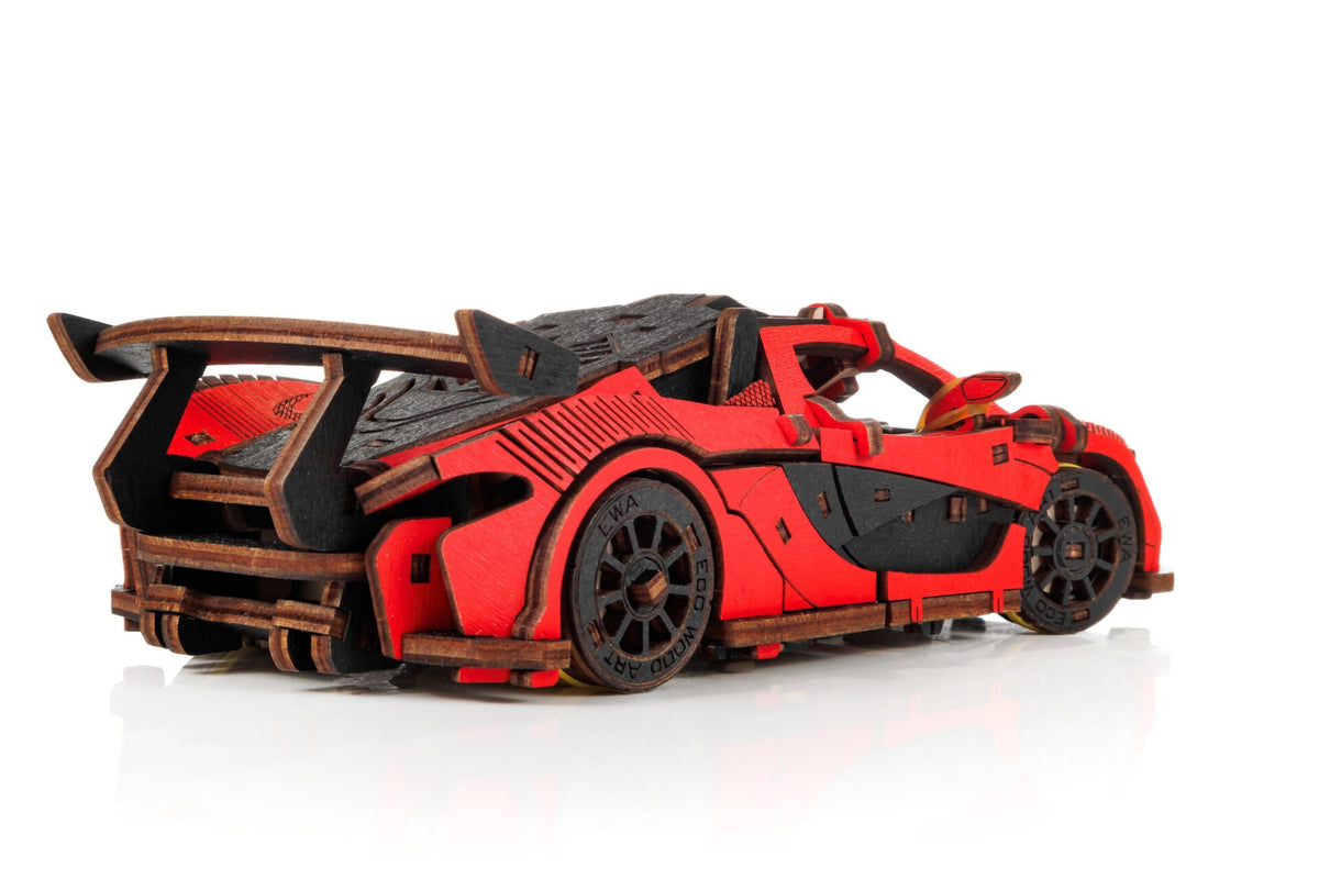 maquette - voiture rouge - 6 ans+