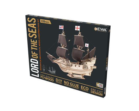 maquette en bois - Seigneur des mers - 10 ans+