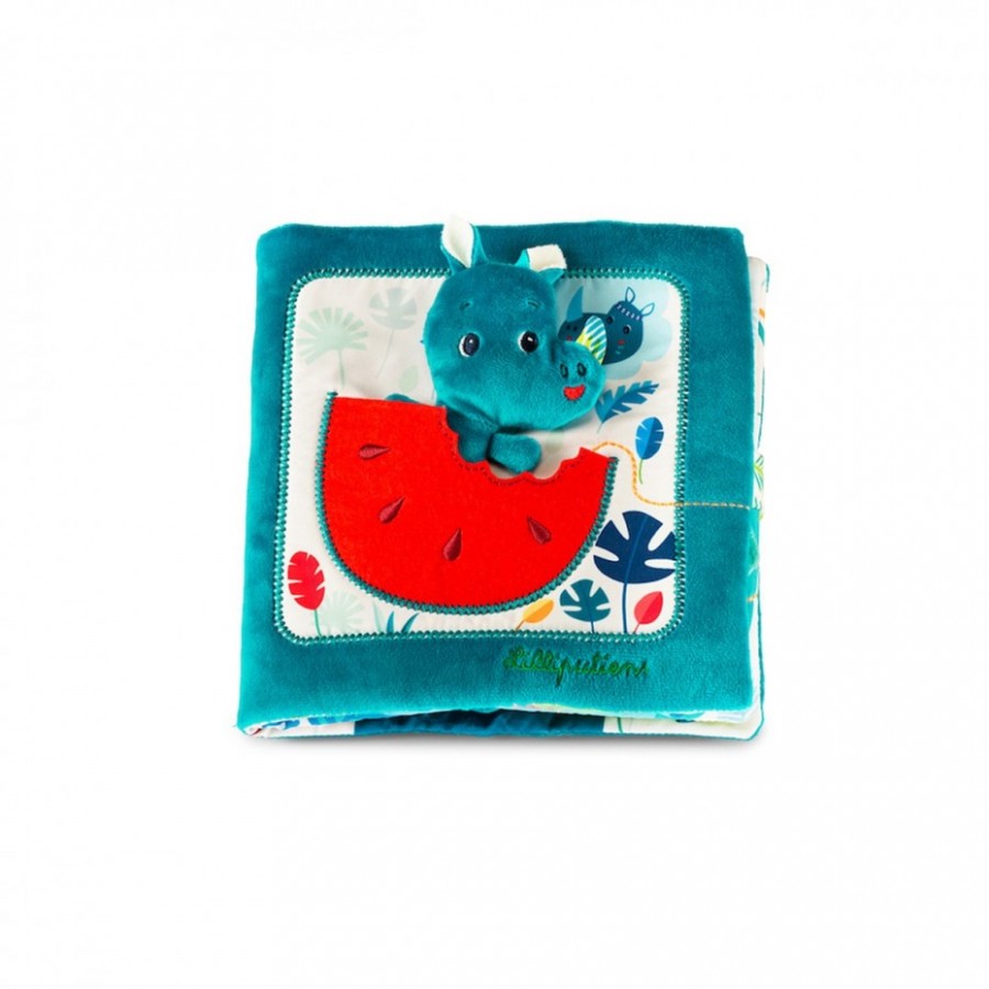 Lilliputiens - livre d’apprentissage - Papa t’es où - livré en tissus