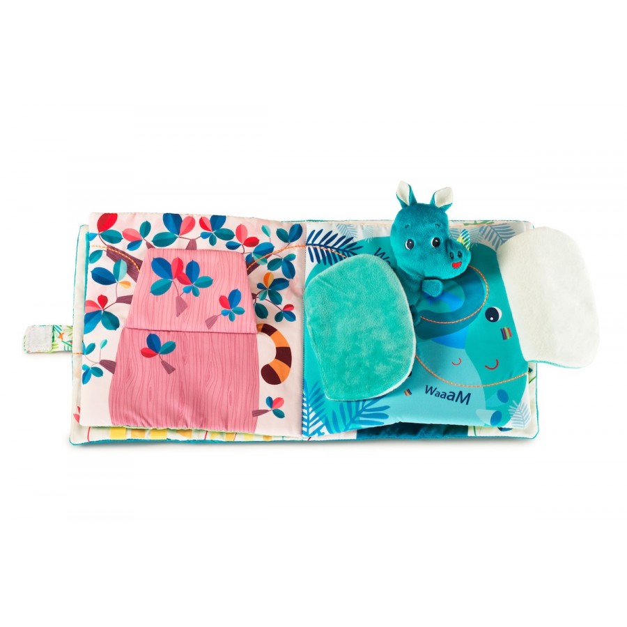 Lilliputiens - livre d’apprentissage - Papa t’es où - livré en tissus