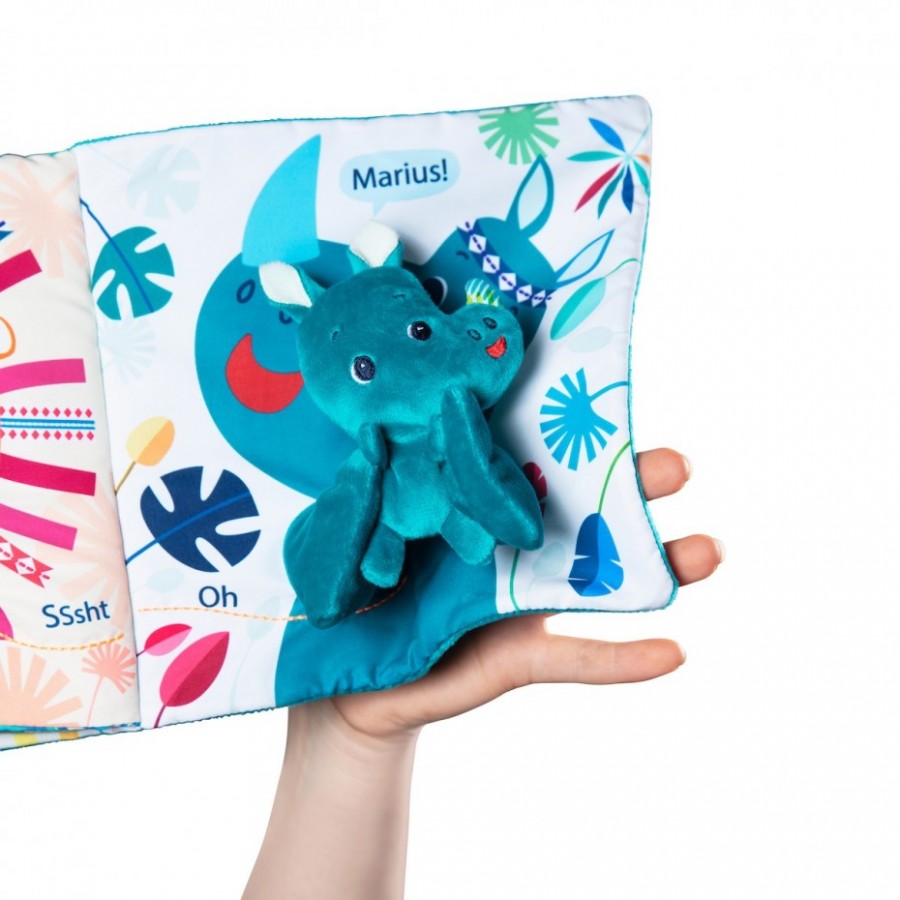 Lilliputiens - livre d’apprentissage - Papa t’es où - livré en tissus