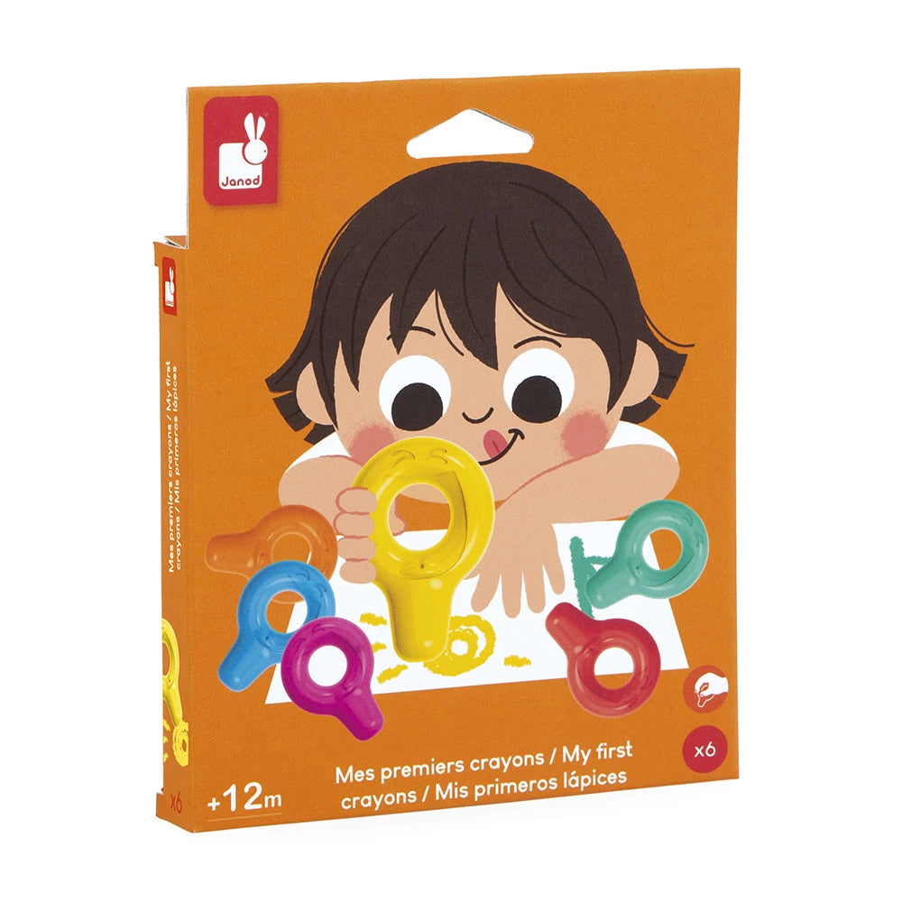 Janod - Mes premiers crayons x6