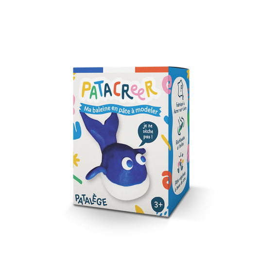 Kit à fabriquer Ma Baleine en Pâte à Modeler