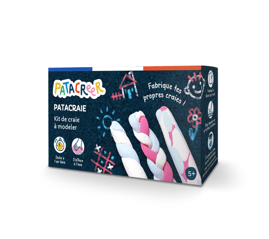 BOITE MA CRAIE en Pâte à Modeler autodurcissante / pour écrire sur les murs, les trottoirs, les tableaux !