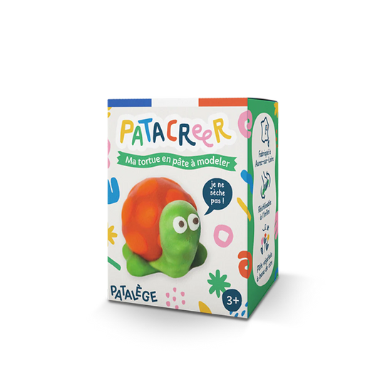 Kit à fabriquer Ma Tortue en Pâte à Modeler