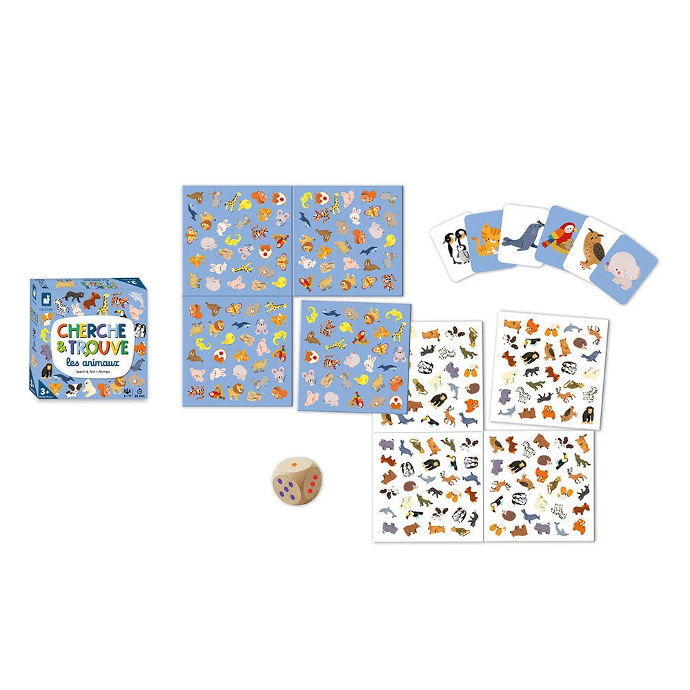 Janod - Mon premier Cherche et Trouve - Animaux