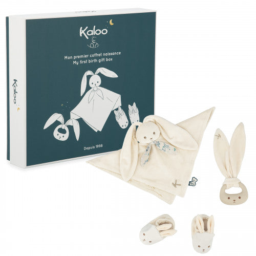 Kaloo - Mon premier coffret Naissance - Lapinoo crème
