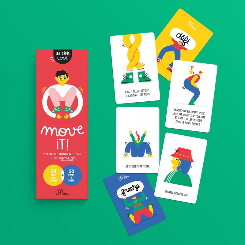 Jeu de cartes - move it - Minus
