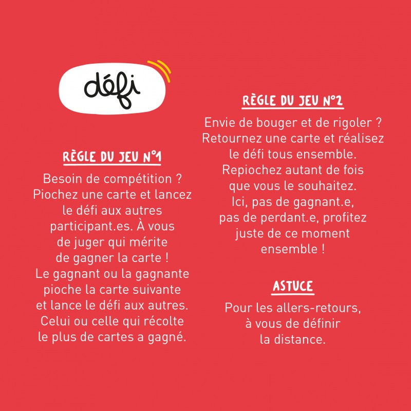 Jeu de cartes - move it - Minus