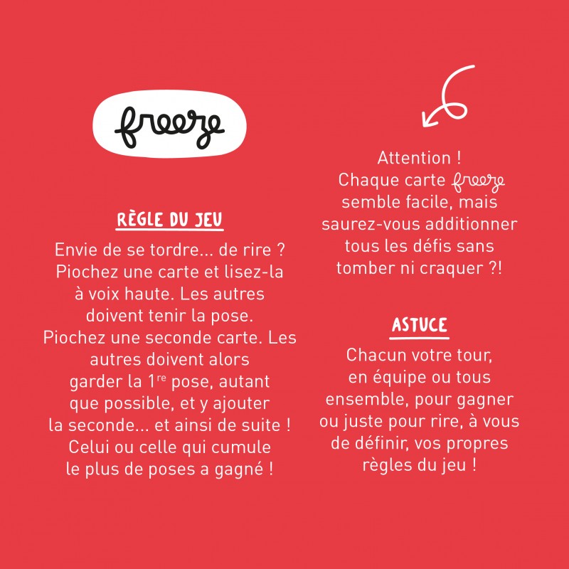 Jeu de cartes - move it - Minus