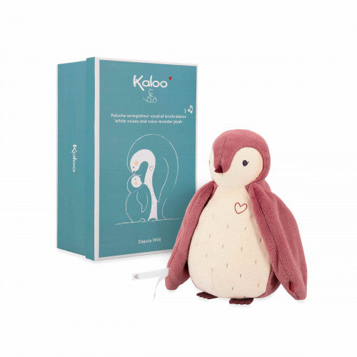 Kaloo - Peluche à bruits blancs - Manchot rose