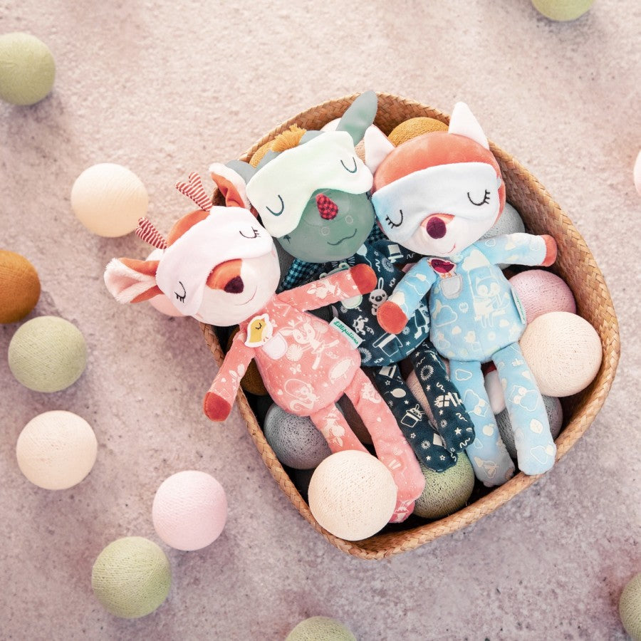 Lilliputiens - Peluche ami de la nuit Joe le dragon