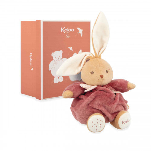 Kaloo - Peluche Lapin Patapouf - Bordeaux 17 cm
