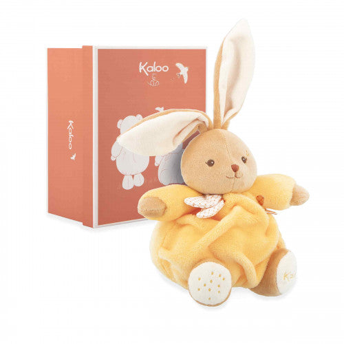 Kaloo- Peluche Lapin Patapouf - Jaune 17 cm