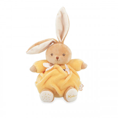 Kaloo- Peluche Lapin Patapouf - Jaune 17 cm