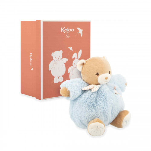 Kaloo - Peluche Ours Patapouf Bleu - 17 cm