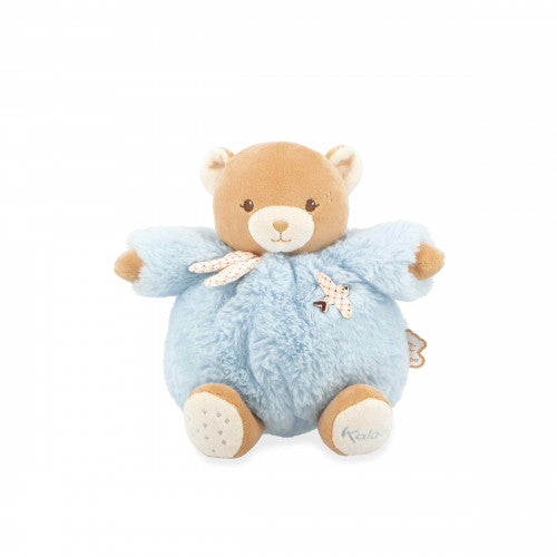 Kaloo - Peluche Ours Patapouf Bleu - 17 cm