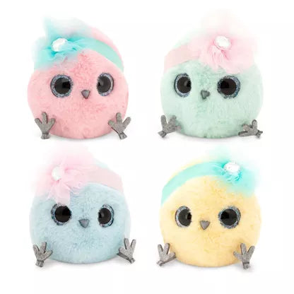poussin coloré en peluche - 1 an +