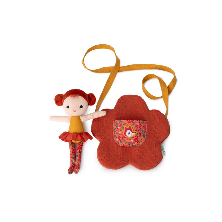 Lilliputiens - Poupée Adèle avec sac fleur