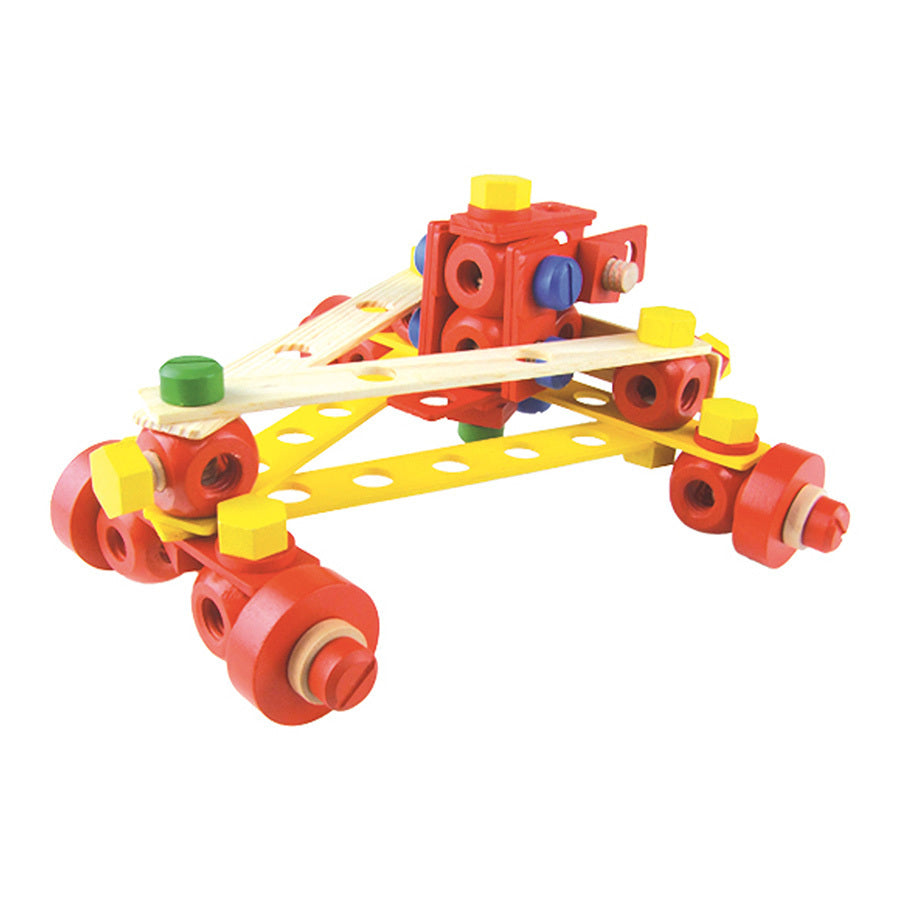 Vilac - Jeu de construction en bois, coffret Batibloc - 4 ans+