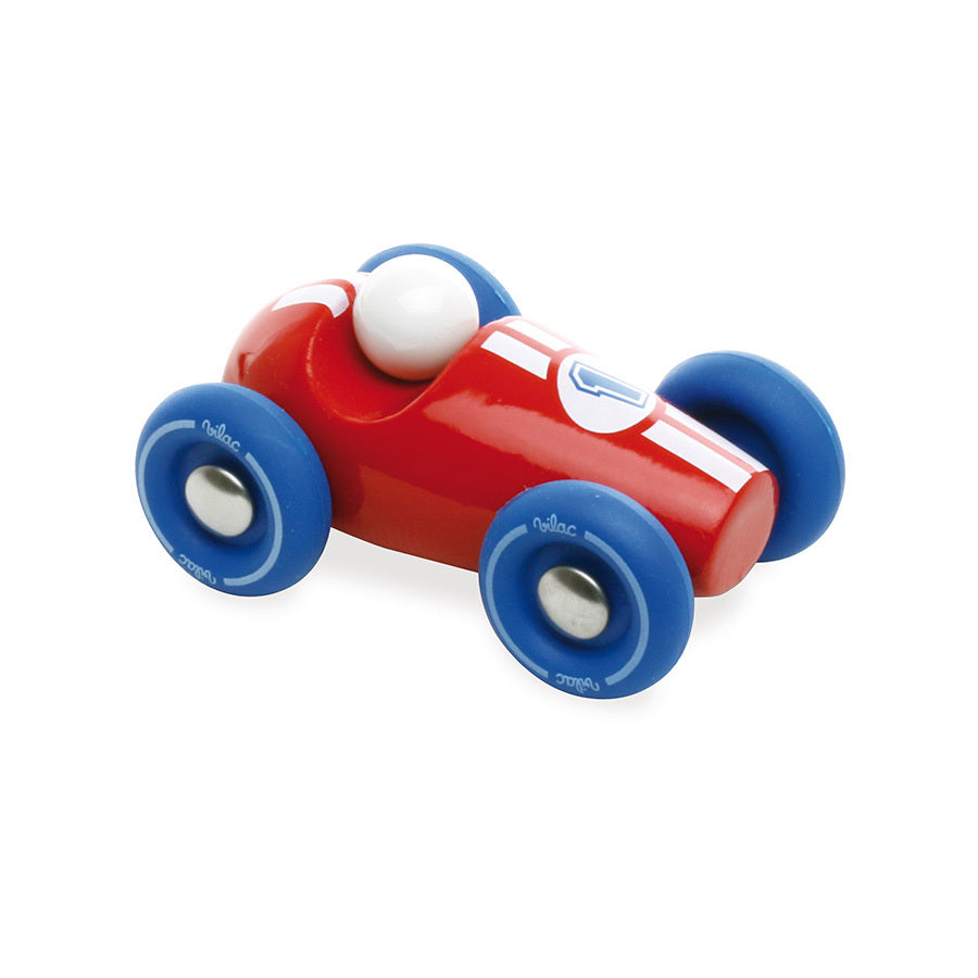 Vilac - mini voiture de course - en bois - 1 an+
