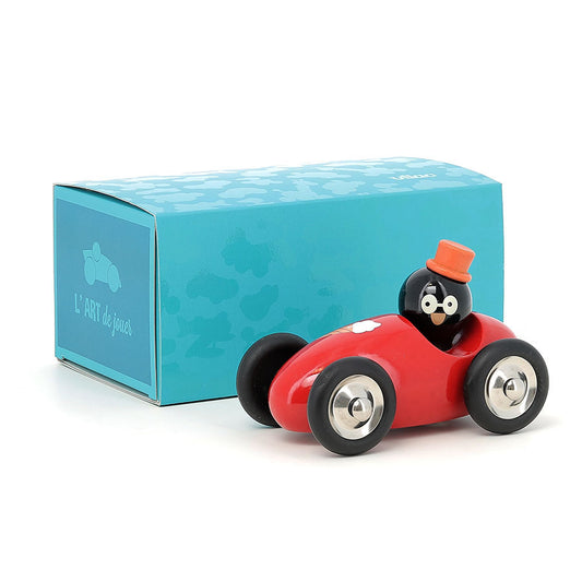 Vilac - Voiture en bois Boizoos, René le pingouin - 1 an+