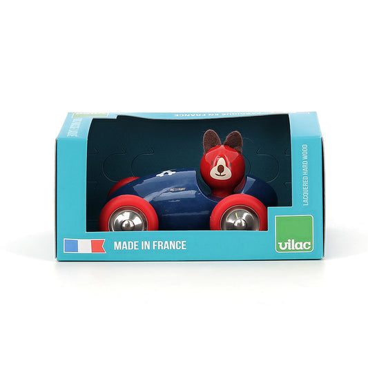 Vilac - Voiture en bois - Boizoos - Lucien le chien