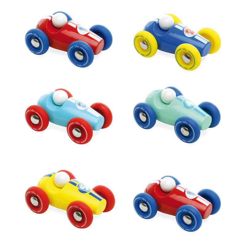 Vilac - mini voiture de course - en bois - 1 an+