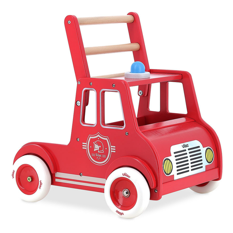 Vilac - Chariot de marche, Camion de pompiers - 1 an+