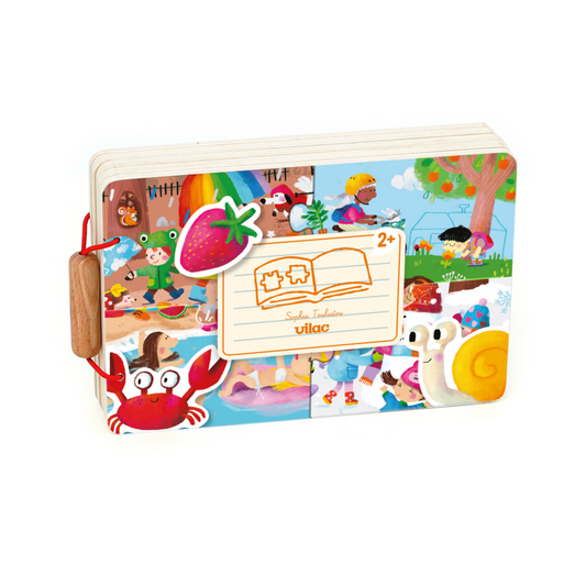 Livre puzzle - Les 4 saisons - 2 ans+
