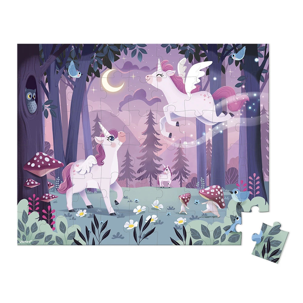 Janod - Puzzle licorne - 54 pièces