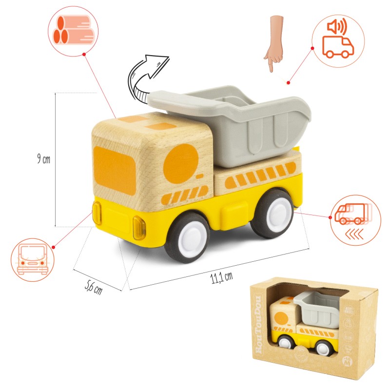 ROUTOUDOU - MINI CAMION BENNE - 18 mois+
