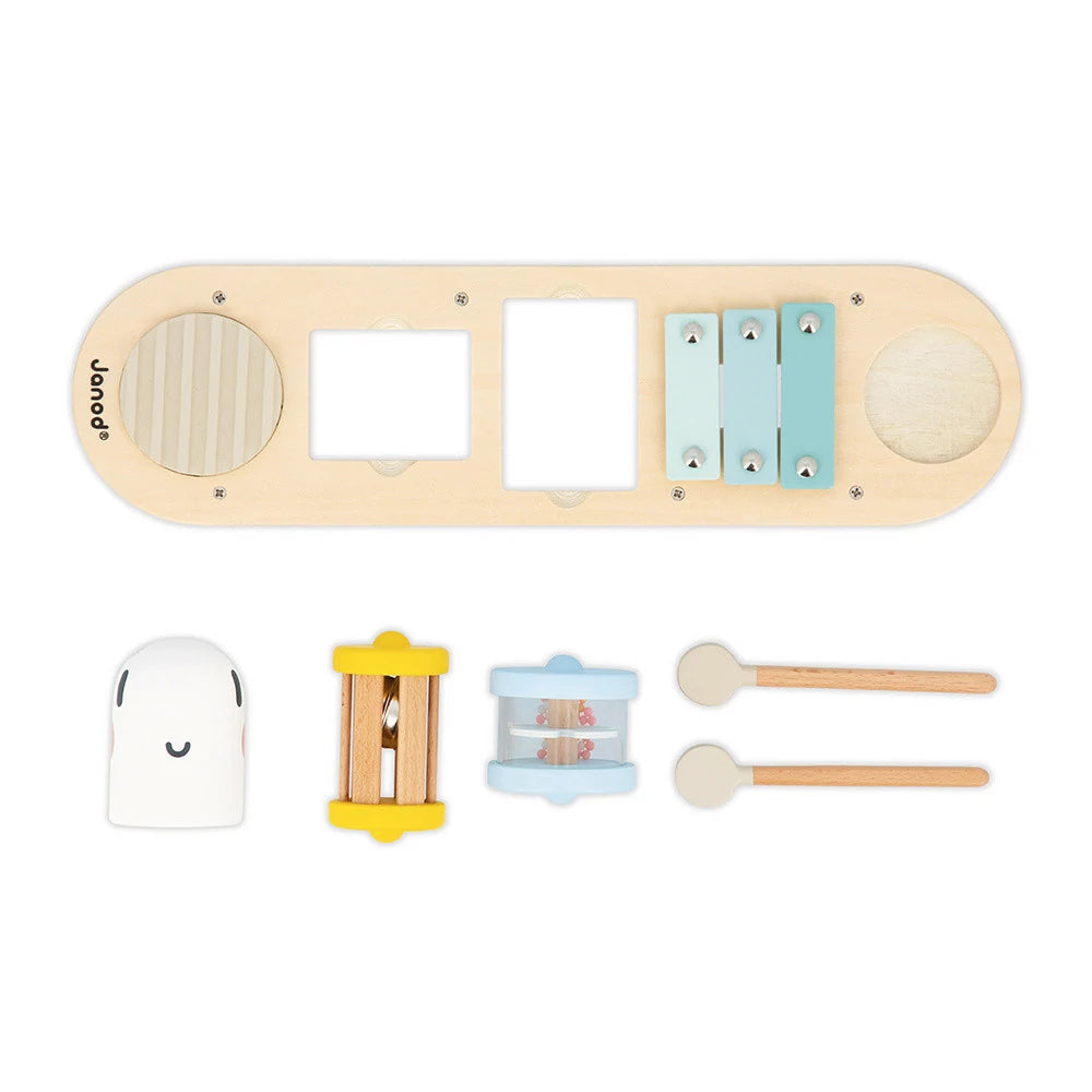 Janod - Stand d'éveil sonore Chenille Sweet Cocoon