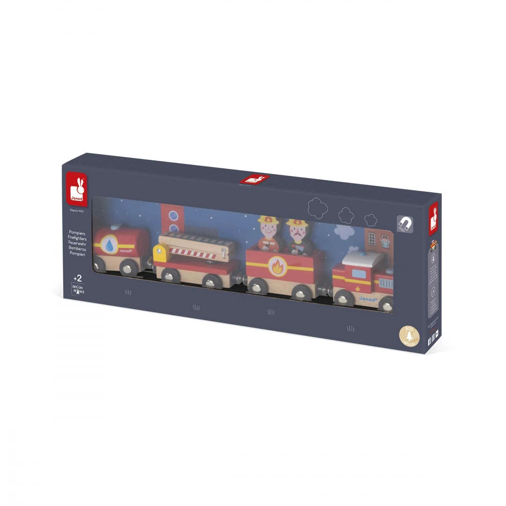 Janod - Train Pompiers - Story